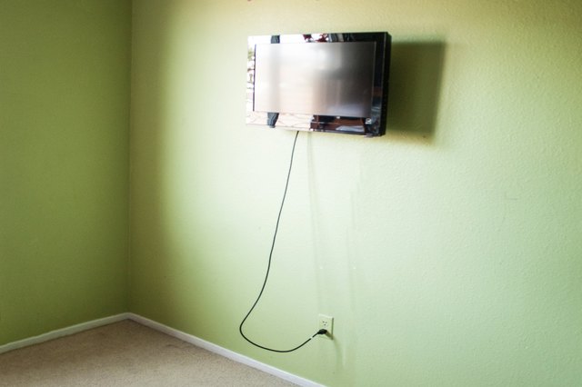 How to Hide Wall Mounted TV Wires (7 Steps) | eHow