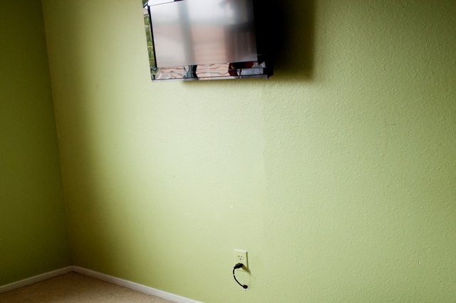 How to Hide Wall Mounted TV Wires (7 Steps) | eHow