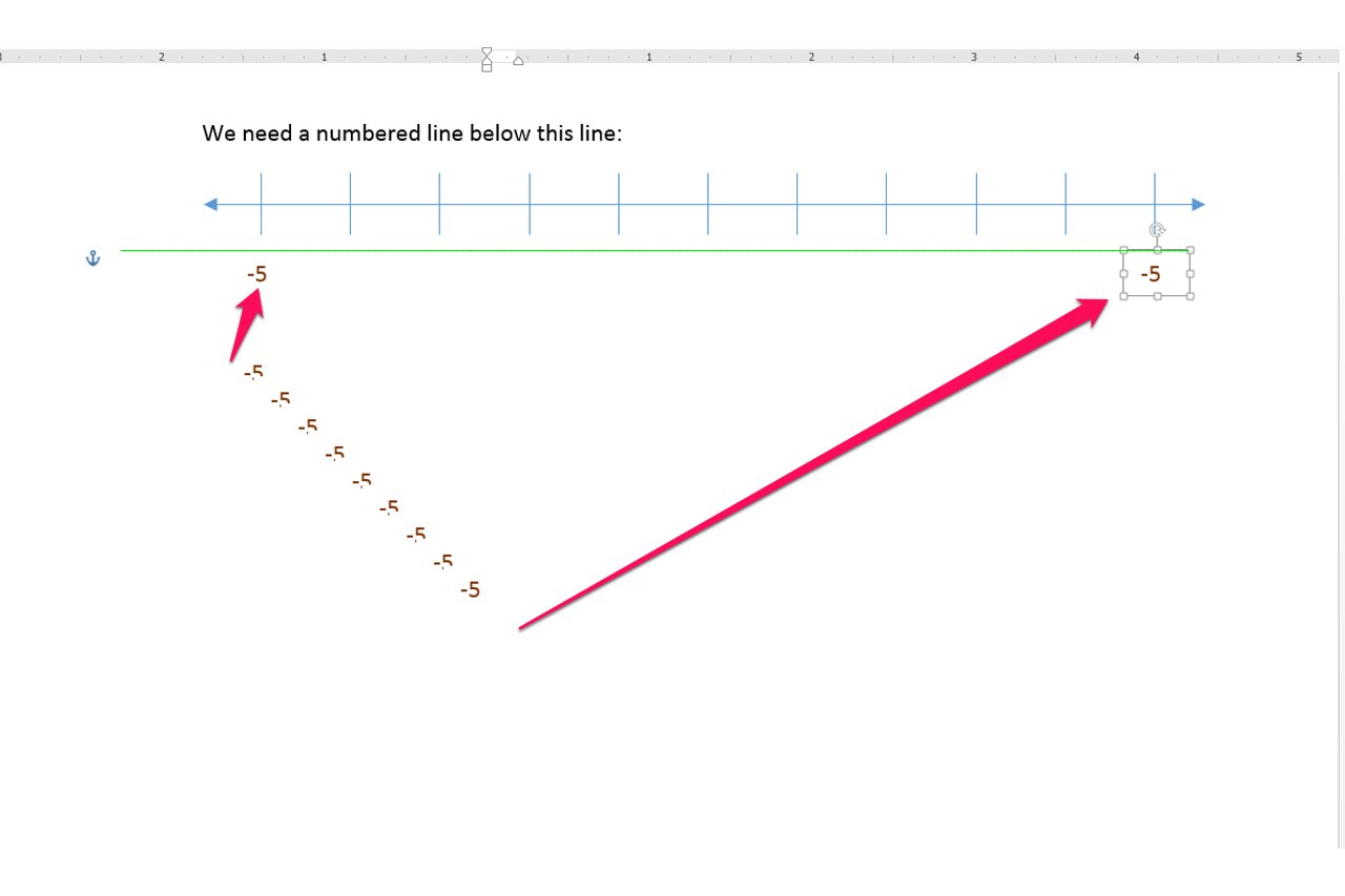 how-do-i-create-a-number-line-in-microsoft-word-ehow