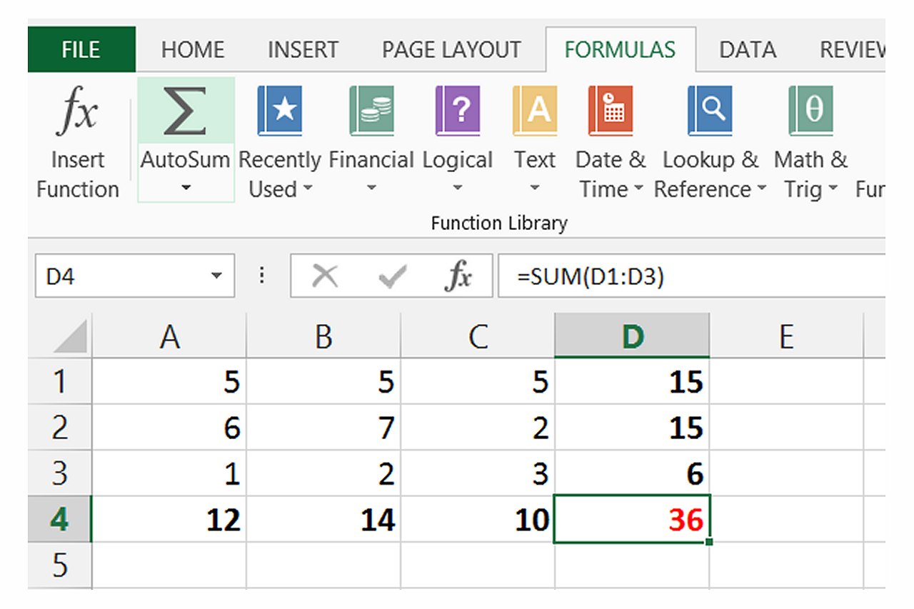 how-to-sum-cells-in-excel-youtube