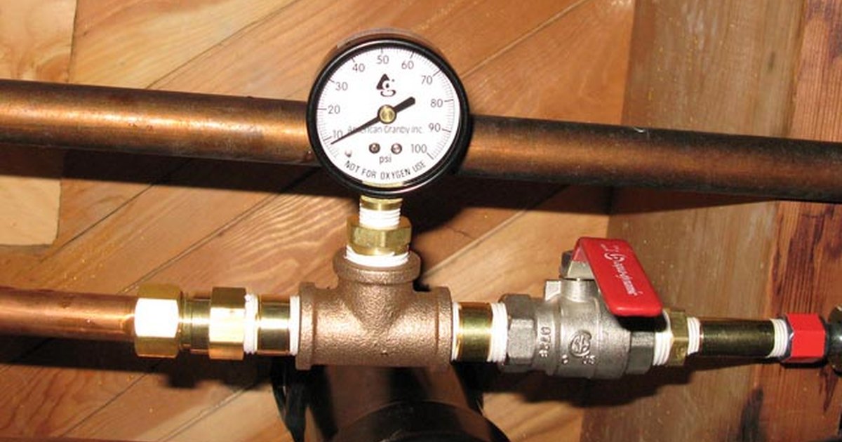 How to pressure test plumbing eHow UK