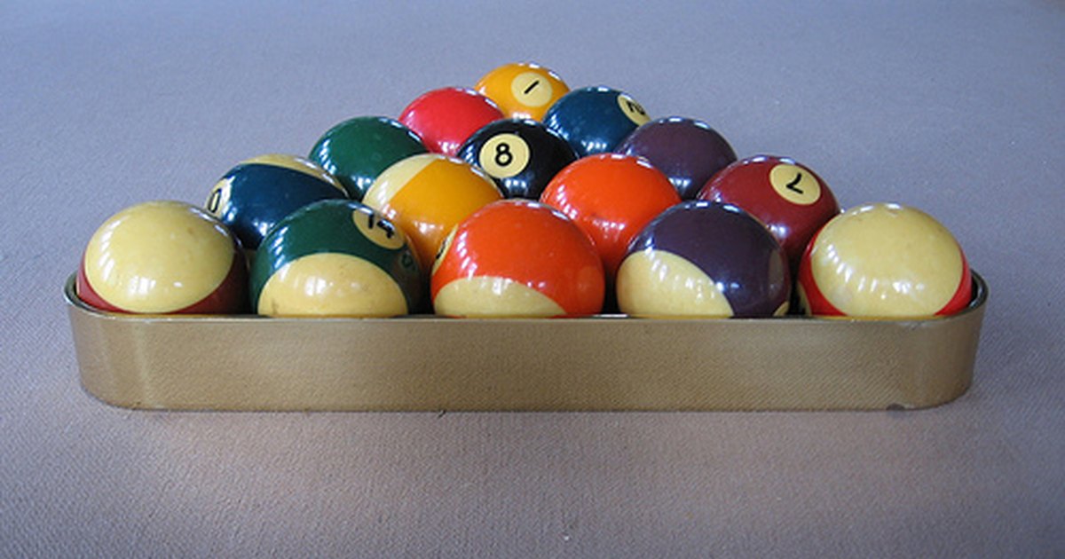 What is the proper way to set up pool balls? eHow UK