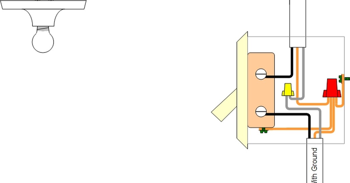 Proper wiring of a single pole light switch | eHow UK