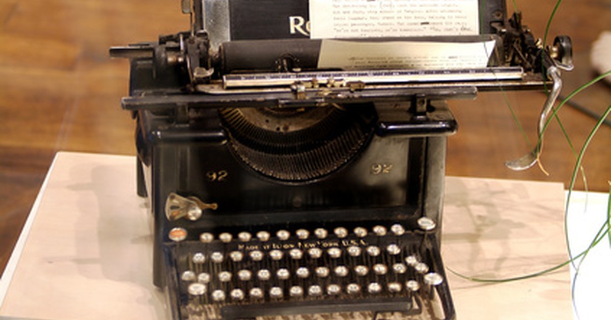 Typewriter sounds for computer keyboard