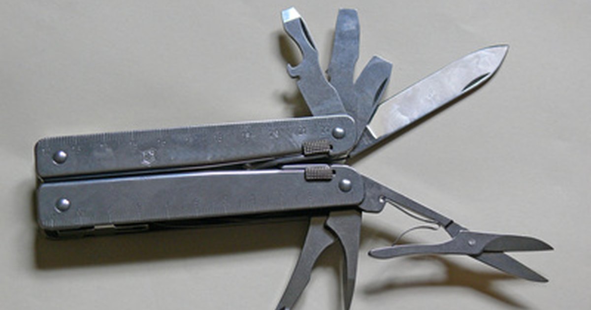 How to Sharpen the Scissors on a Leatherman Micra | eHow UK