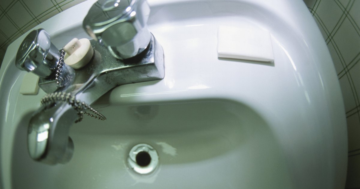 clean a smelly bathroom sink drain