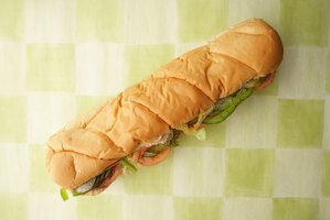 Calorias de un sandwich de atun de subway