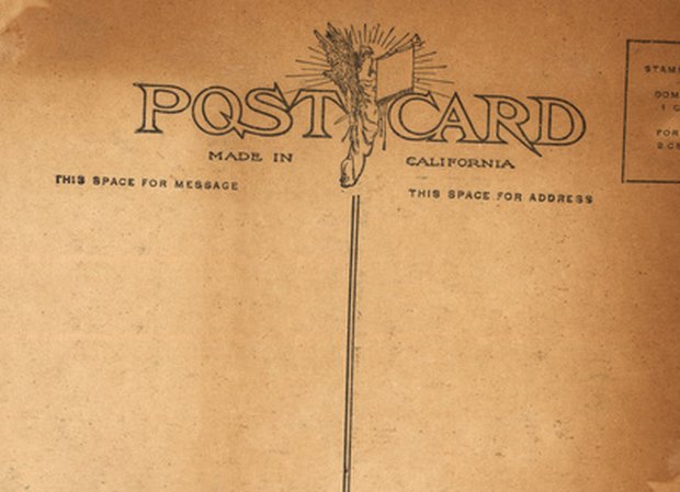 How do I address a postcard?