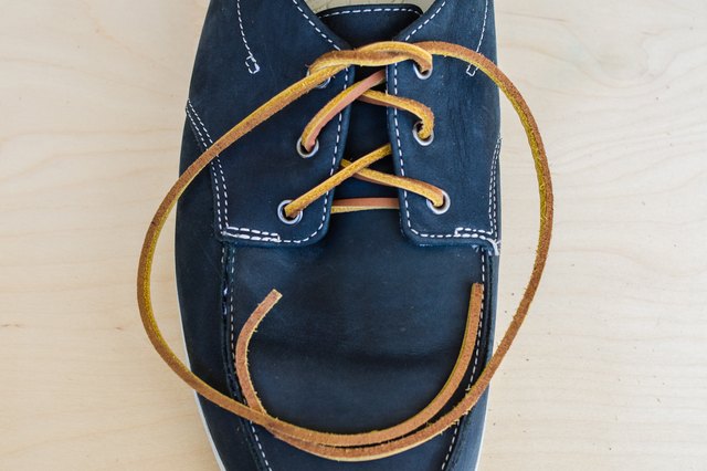 How to Tie Leather Shoe Laces (with Pictures) | eHow