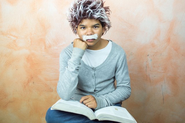 How to make a homemade albert einstein wig costume, talking dirty ...