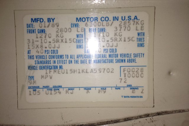 1998 Ford explorer transmission identification #2