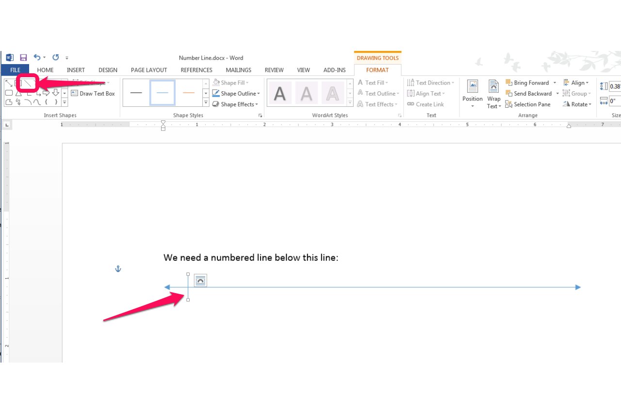 How Do I Create a Number Line in Microsoft Word? | eHow