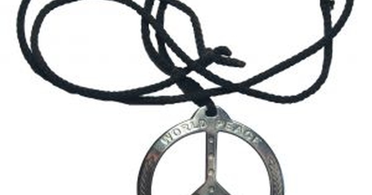 How to Make a Peace Sign Necklace | eHow UK